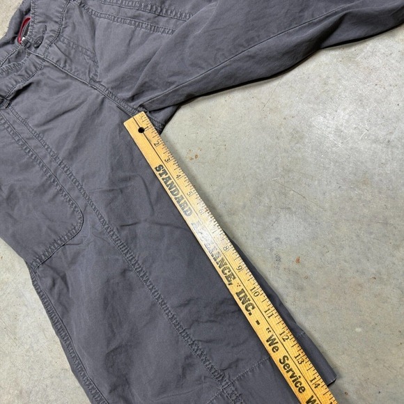 The North Face Women TNF Outdoors Capri Pants Flat Front Pockets Gray Medium - Picture 8 of 10